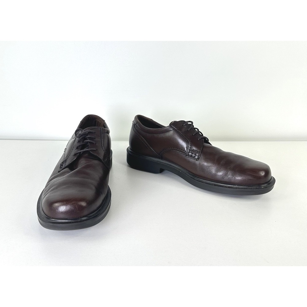 SAS Ambassador Brown Leather Oxford Lace Up Comfort Shoe Made In USA Men's 10 N